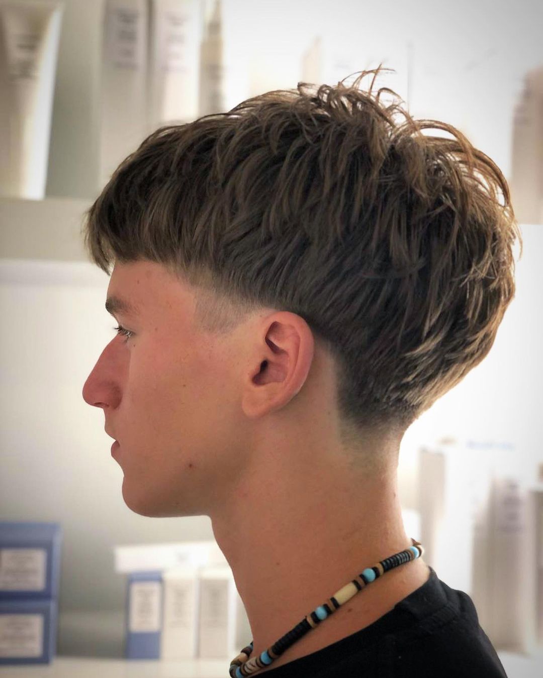 Short Haircut with Temple and Back Undercut